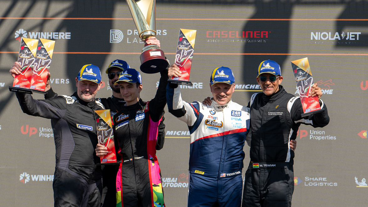 Tiger Tari Brings Class-Winning Trophy Home From 24 Hours of Dubai